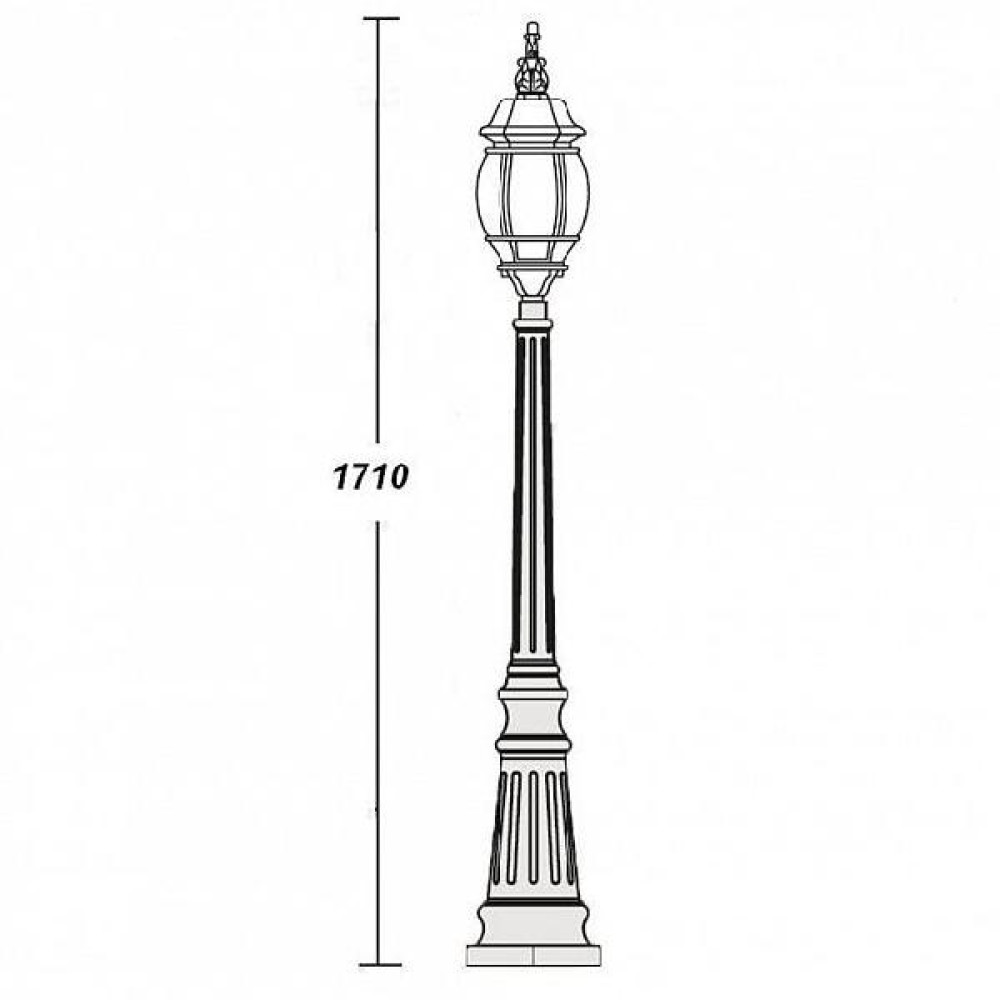 Наземный фонарь  83411L Bl