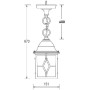 Уличный светильник подвесной  64305 Gb