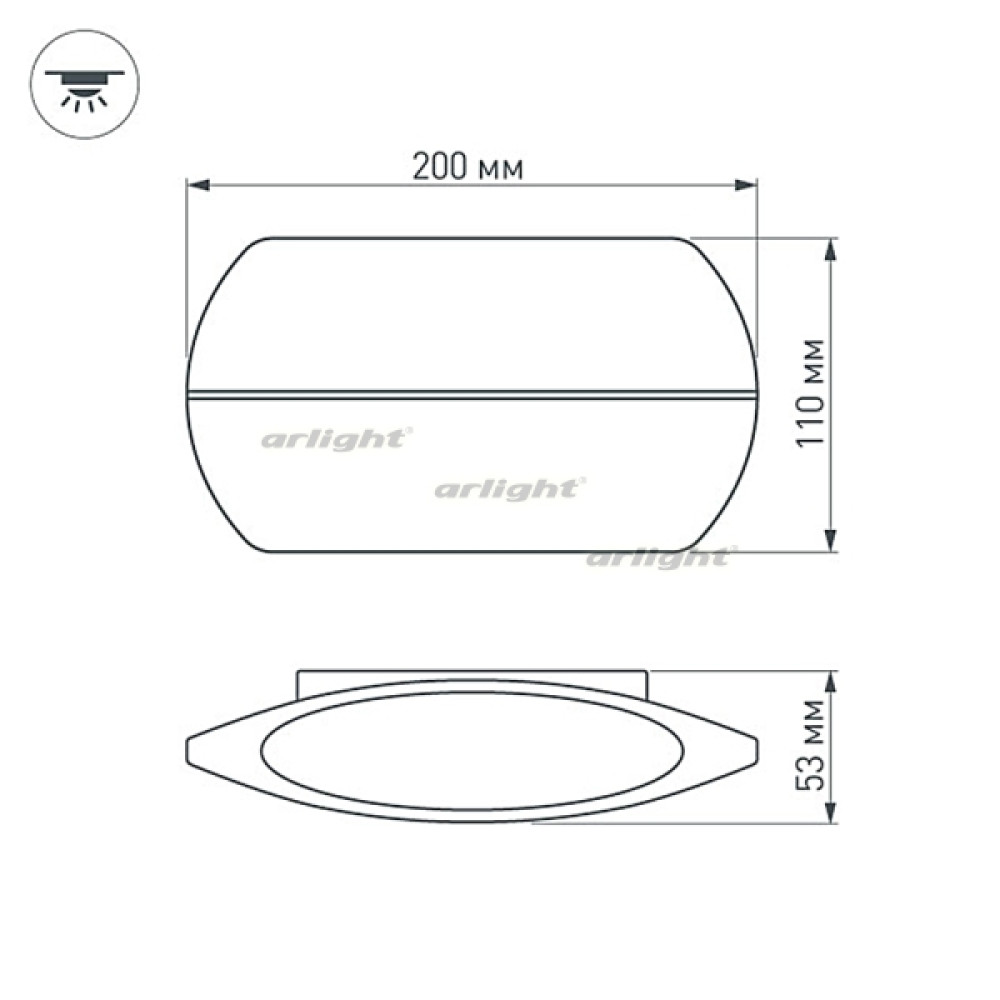 Архитектурная подсветка P-WALL-VASE 032418