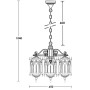 Уличный светильник подвесной DELI L 89970L/3 Bl